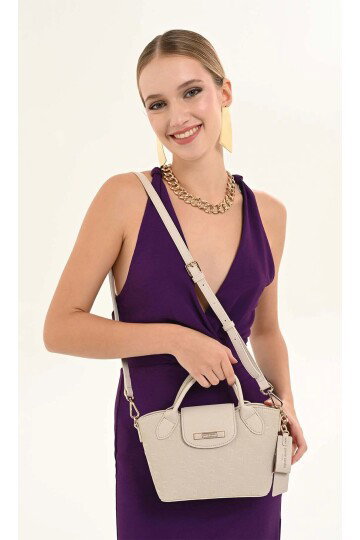 Bej Kadın Omuz Çantası 05PC26Y10619