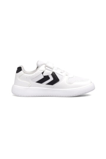 Beyaz-Siyah Cırtlı Fileli Hafif Unisex Çocuk Spor Ayakkabı 900866 Hml Kayno SM. Jr.
