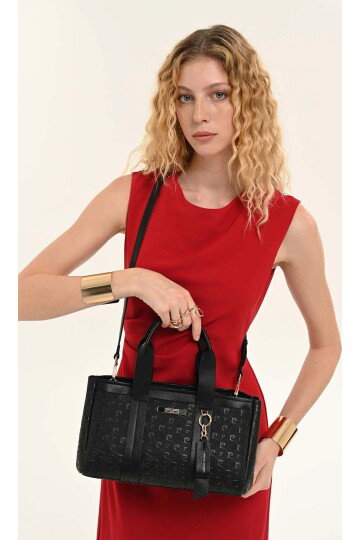 Siyah Kadın Omuz Çantası 05PC26Y103781