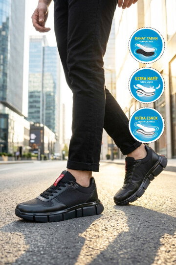 Walkway Modern Rahat Bağcıklı Hafif Erkek Casual Ayakkabı Praval M