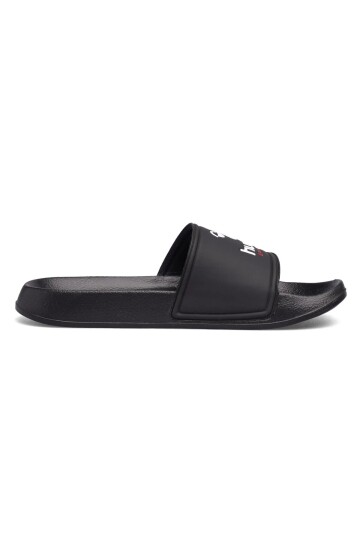 Siyah Hafif Yumuşak Tabanlı Unisex Spor Terlik 900908 Hml Ada Slipper