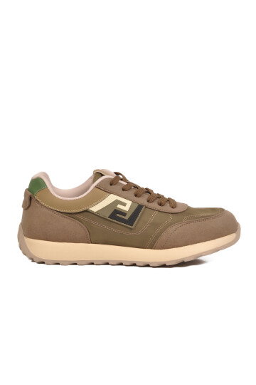 Haki Erkek Bağcıklı Sneaker Hafif Rahat Hafızalı Taban Casual Ayakkabı E144 M