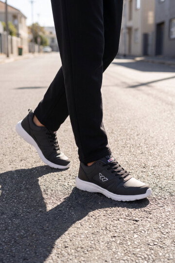 Bağcıklı Hafif Rahat Unisex Lacivert Yürüyüş ve Spor Ayakkabı Sneaker Core 020 G