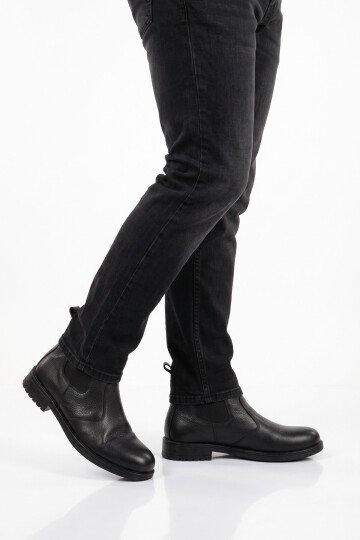 Black Mens Boots 456 M