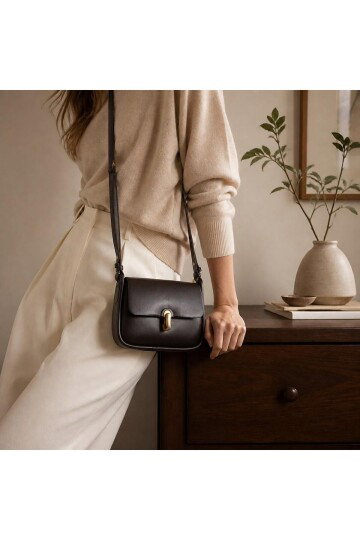 Black Womens Shoulder Bag 2506