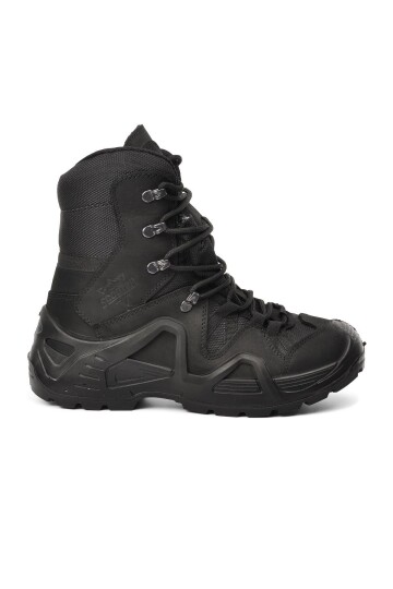 Su Geçirmez Kayma Tabanlı Siyah Nubuk Hakiki Deri Erkek Outdoor Trekking Bot P1490