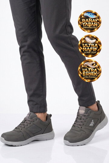 Walkway Bağcıklı Hafif Esnek Erkek Yürüyüş ve Spor Ayakkabı Sneaker Core 020