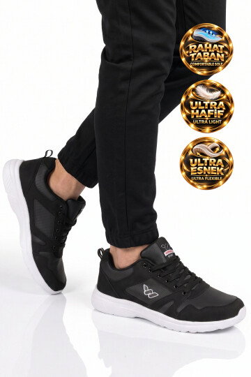Walkway Bağcıklı Hafif Esnek Erkek Yürüyüş ve Spor Ayakkabı Sneaker Core 020