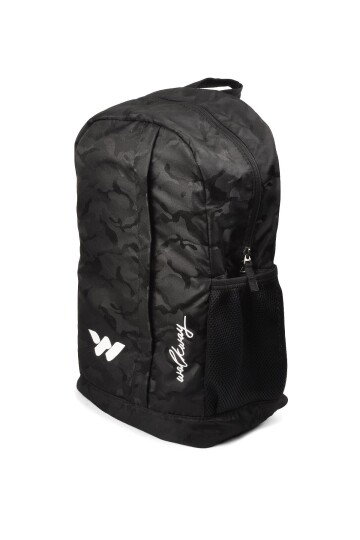 Black Camouflage Unisex Backpack Armor