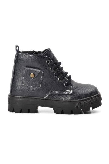 Navy Blue Orthopedic Boys Boots 2301003 P