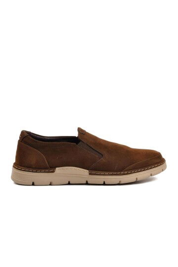Brown Nubuck Mens Casual Shoes 221973 M