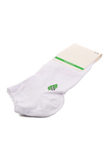 White Bamboo Unisex Ankle Socks 24K001