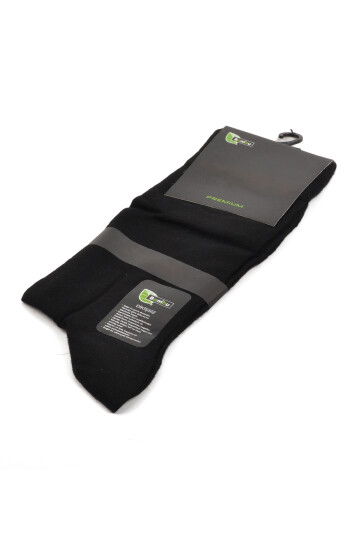 Black Unisex Long Bamboo Socks 24K003