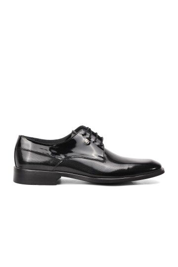 Black Patent Leather Genuine Leather Mens Classic Shoes 8035 M