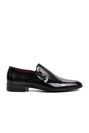 Black Patent Leather Mens Classic Shoes 9767 M