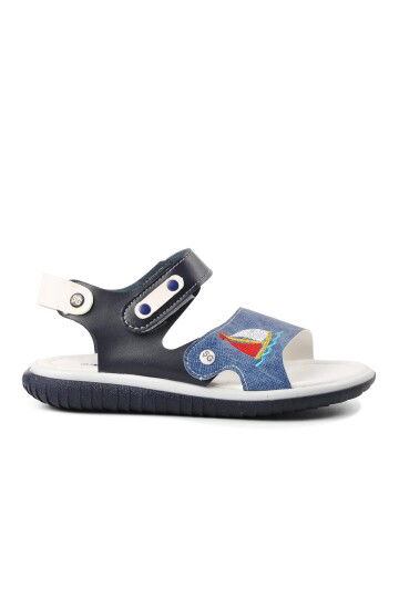Navy Blue Orthopedic Boys Sandals 1540 F