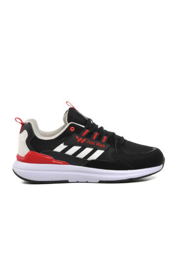 Black-White-Red Mens Sneakers Medel M