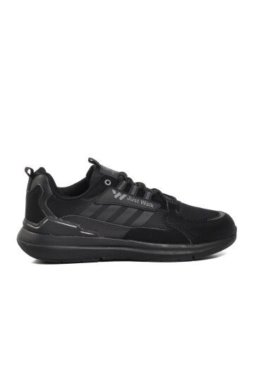 Black-Black Mens Sneakers Medel M