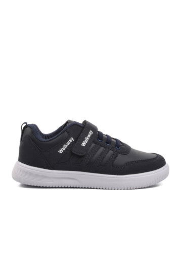 Navy Blue-White Childrens Sneakers Mely F