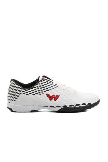 Victor G Astroturf White Unisex Astroturf Shoes