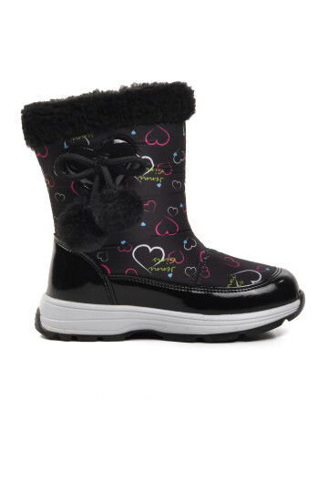 Black Girls Snow Boots 1555 P