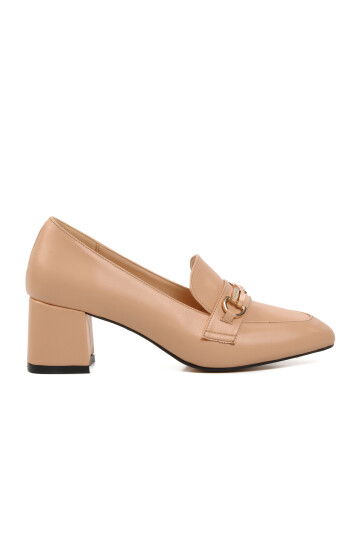 Beige Womens High Heel Shoes 312048 Z