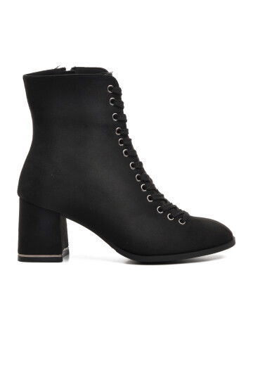 Black Suede Womens Boots 336129 Z