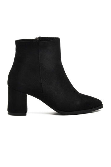 Black Suede Womens Boots 343072 Z