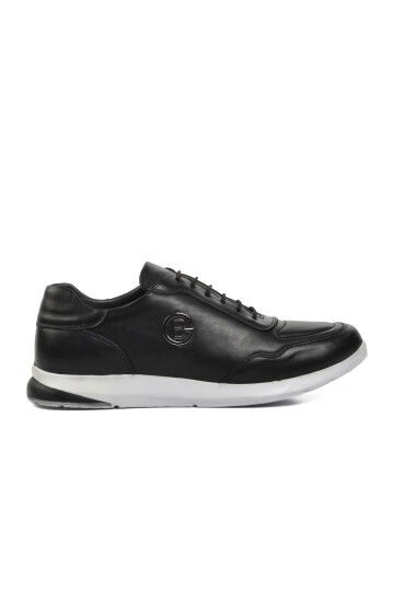 Black-White Mens Casual Shoes 4378 M (Large Size)