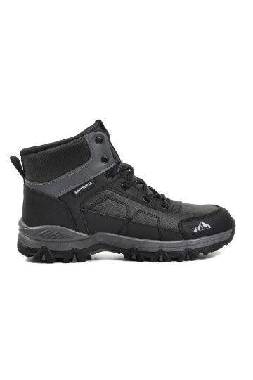 Black Polyurethane Unisex Outdoor Boots Alfa G