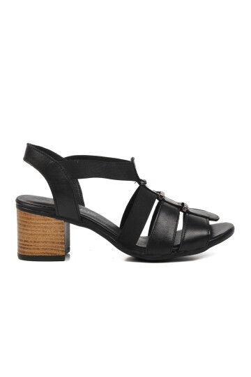 Black Womens High Heel Sandals 1857227Y Z