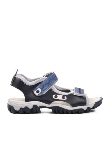 Navy Blue Orthopedic Boys Sandals 22Y05 F