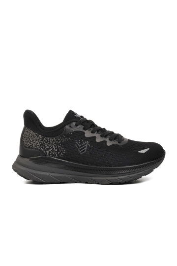 Black Textile Mens Sports Shoes 24202 M