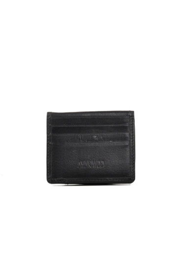 Black Genuine Leather Mens Wallet 2803 Card Holder