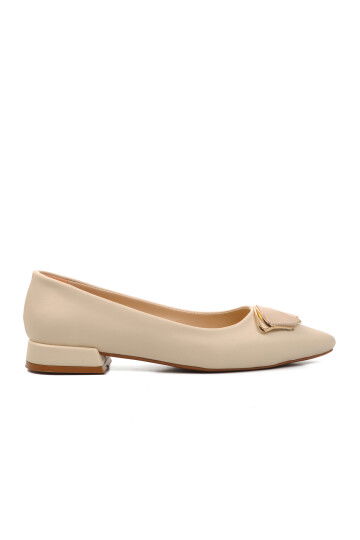 Beige Womens Ballerinas 314119 Z