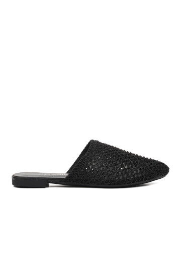 Black Womens Slippers 335166 Z