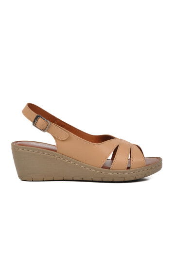 Nude Womens Flat Sandals 390244 Z