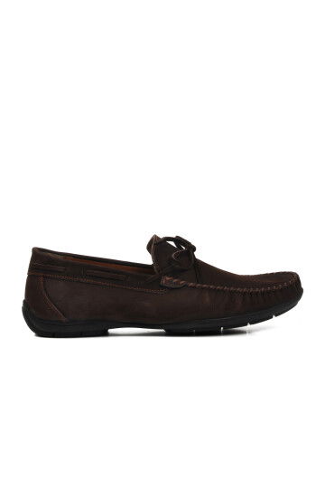Brown Nubuck Mens Casual Shoes D7217 M