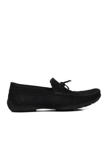 Black Nubuck Mens Casual Shoes D7217 M