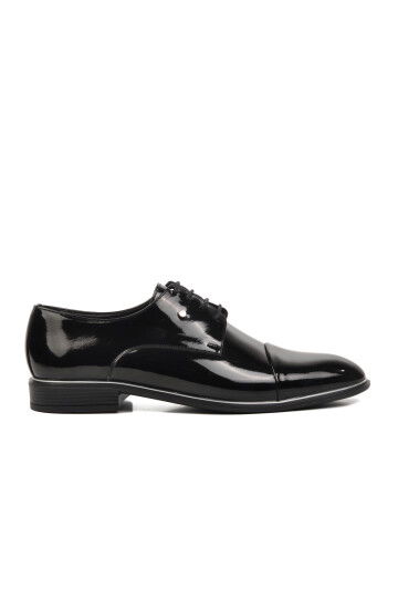 Black Patent Leather Mens Classic Shoes P120 M