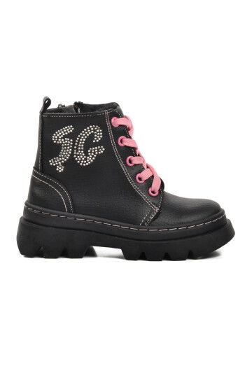 Black Orthopedic Girls Boots 2301999 P