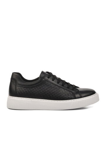 Black-White Mens Casual Shoes 23651-2 M