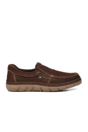 Brown Nubuck Mens Casual Shoes 241281 M
