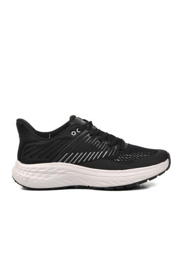 Black Textile Mens Sports Shoes 24200 M