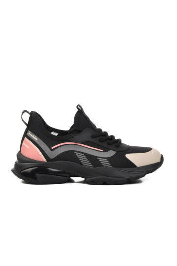 Pink Faux Leather Womens Sneakers 24Y321 G