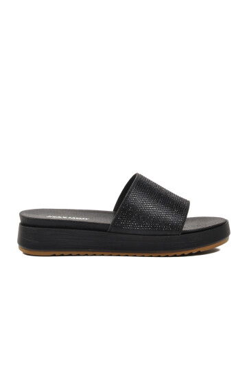 Black Womens Slippers 286063 Z