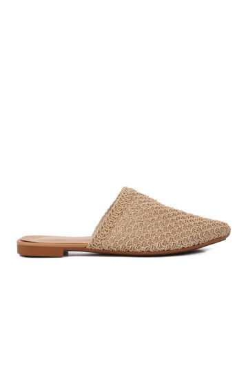 Beige Womens Slippers 335166 Z