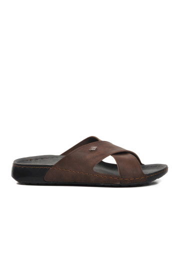 Brown Mens Slippers 80-959 M