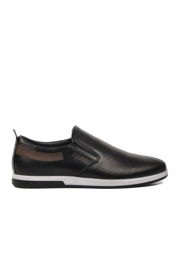 Black Mens Casual Shoes D7401 M