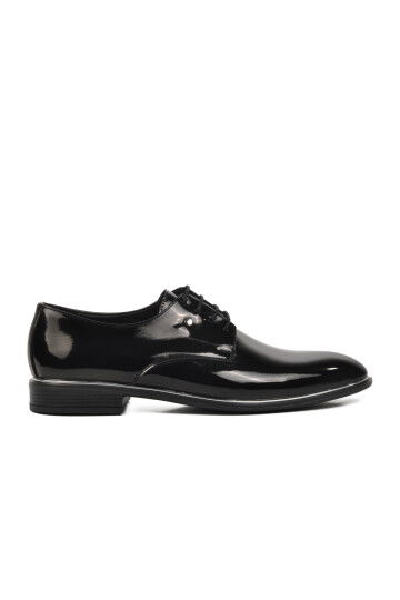 Black Patent Leather Mens Classic Shoes P500 M